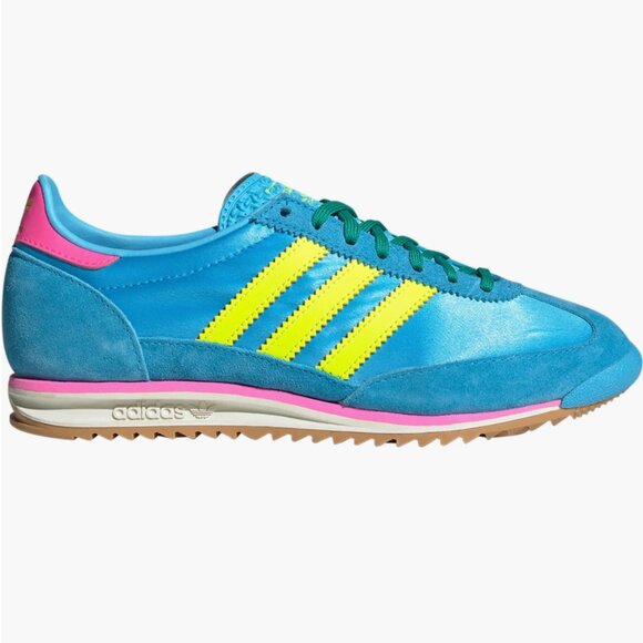 2025 Adidas Women's SL72 OG 'Sky Rush Solar Yellow Satin' - Size 7 - Picture 2 of 9